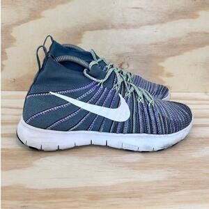 Nike - Free Train Force Flyknit - Running Shoes - Gray - Men's - 8 - 833275-300